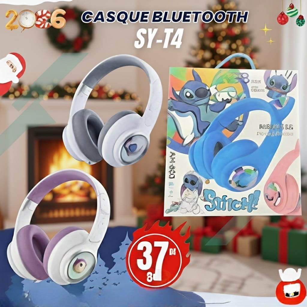 Casque Bluetooth SY-T4 Stitch - 37 DT